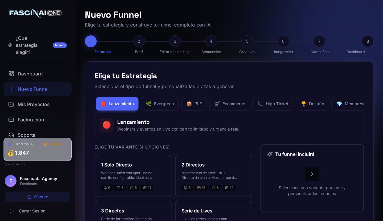 Crea tu proyecto